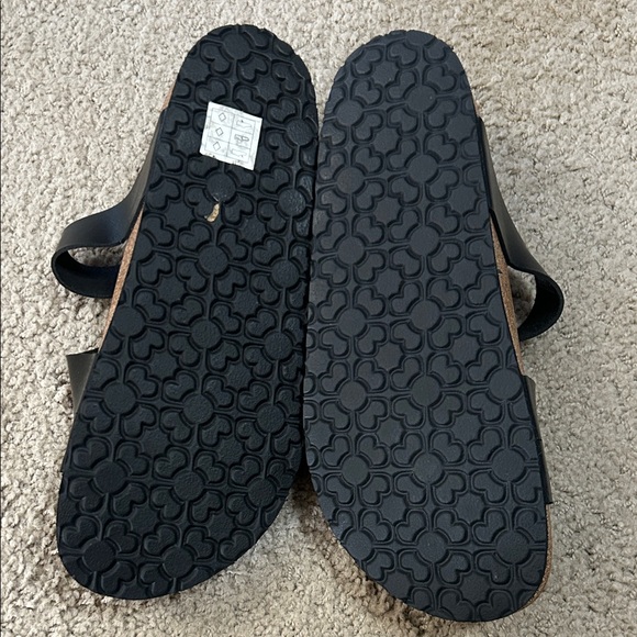 Skechers Black Slide Sandals - Picture 3 of 5